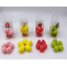 MINI ESPONJA P/ MAKE FRUTINHAS 5UN