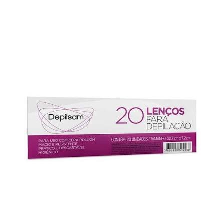 LENCO P/ DEPILACAO DEPILSAM 20UN