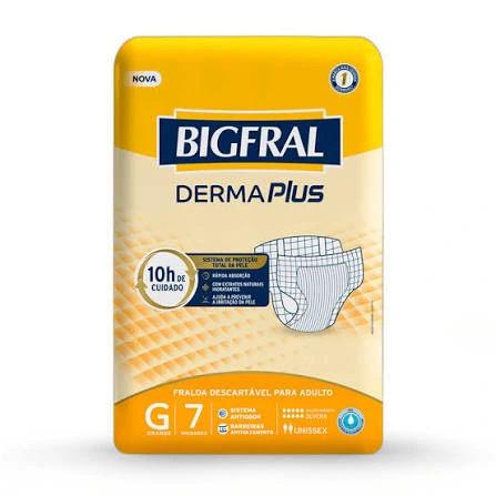 FRALDA BIGFRAL DERMA PLUS G 7UN