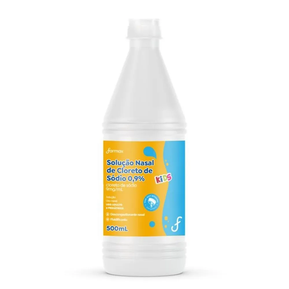 SOLUCAO FISIOLOGICA 0,9% 500ML - KIDS