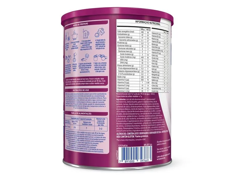 LEITE NANLAC COMFOR 1A3 800G - foto 3