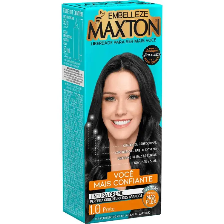 TINTA MAXTON 1.0 PRETO
