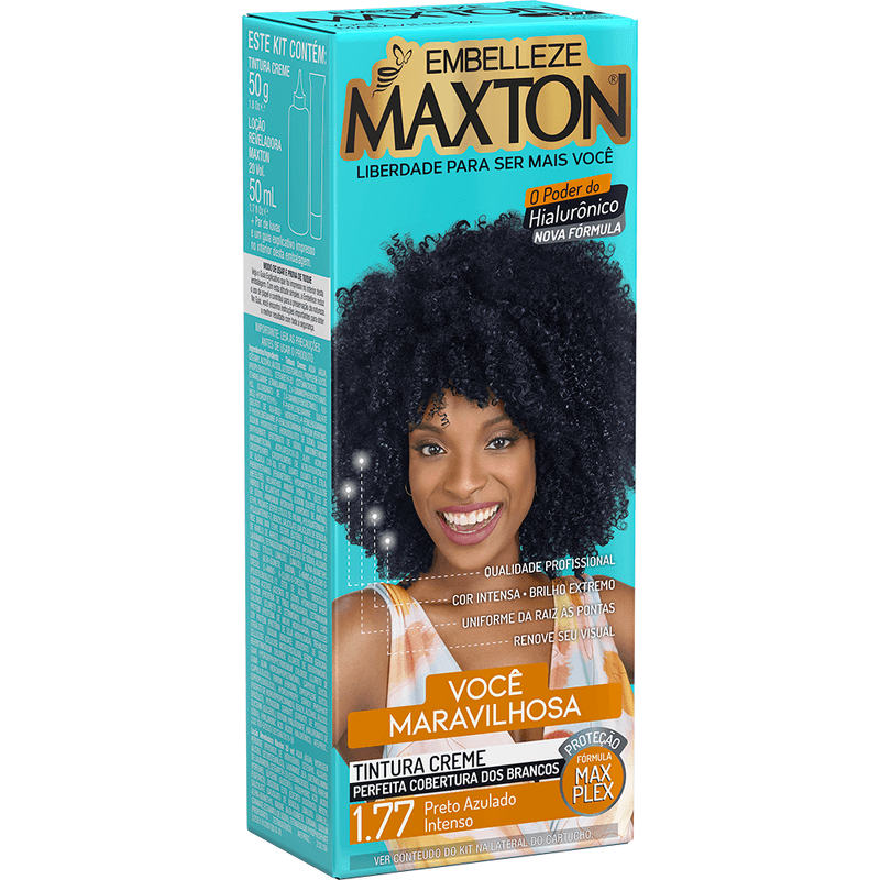 TINTA MAXTON 1.77 PRETO AZULADO INTENSO