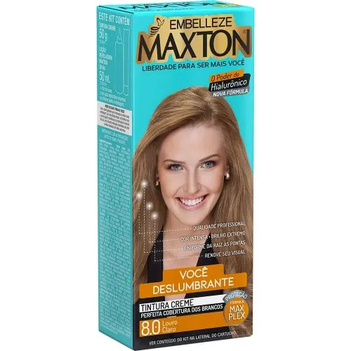 TINTA MAXTON 8.0 LOURO CLARO