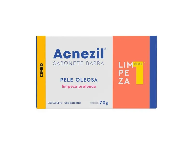 ACNEZIL SAB BARRA PELE OLEOSA