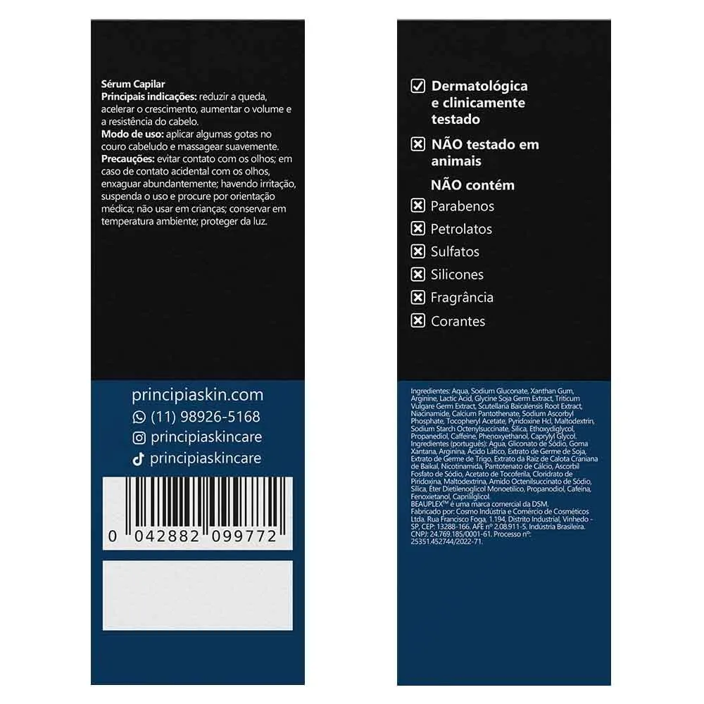 SERUM PRINCIPIA BAIC/CAF/BEAUP SKINCARE 60ML - foto 3