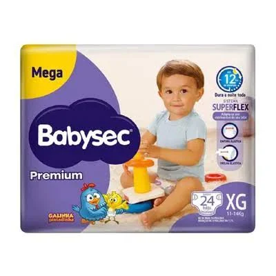 FRALDA BABYSEC PREMIUM XG 24UN