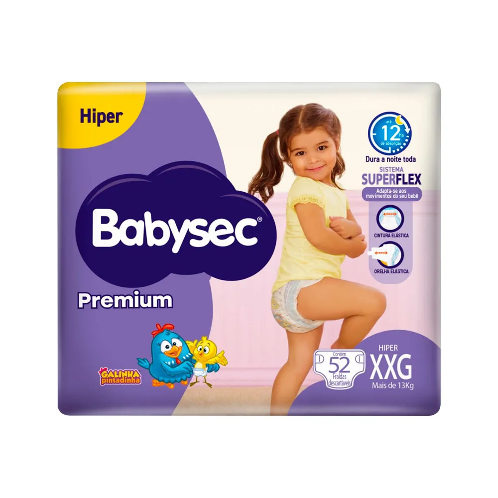 FRALDA BABYSEC PREMIUM XXG 24UN