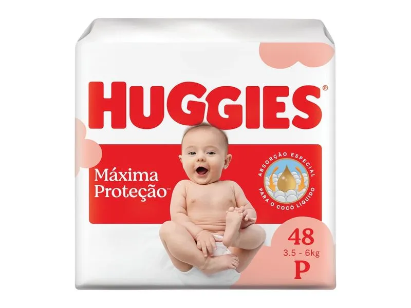 FRALDA HUGGIES S CARE P 48UNID