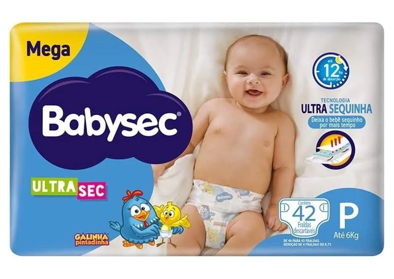 FRALDA BABYSEC P 42UN