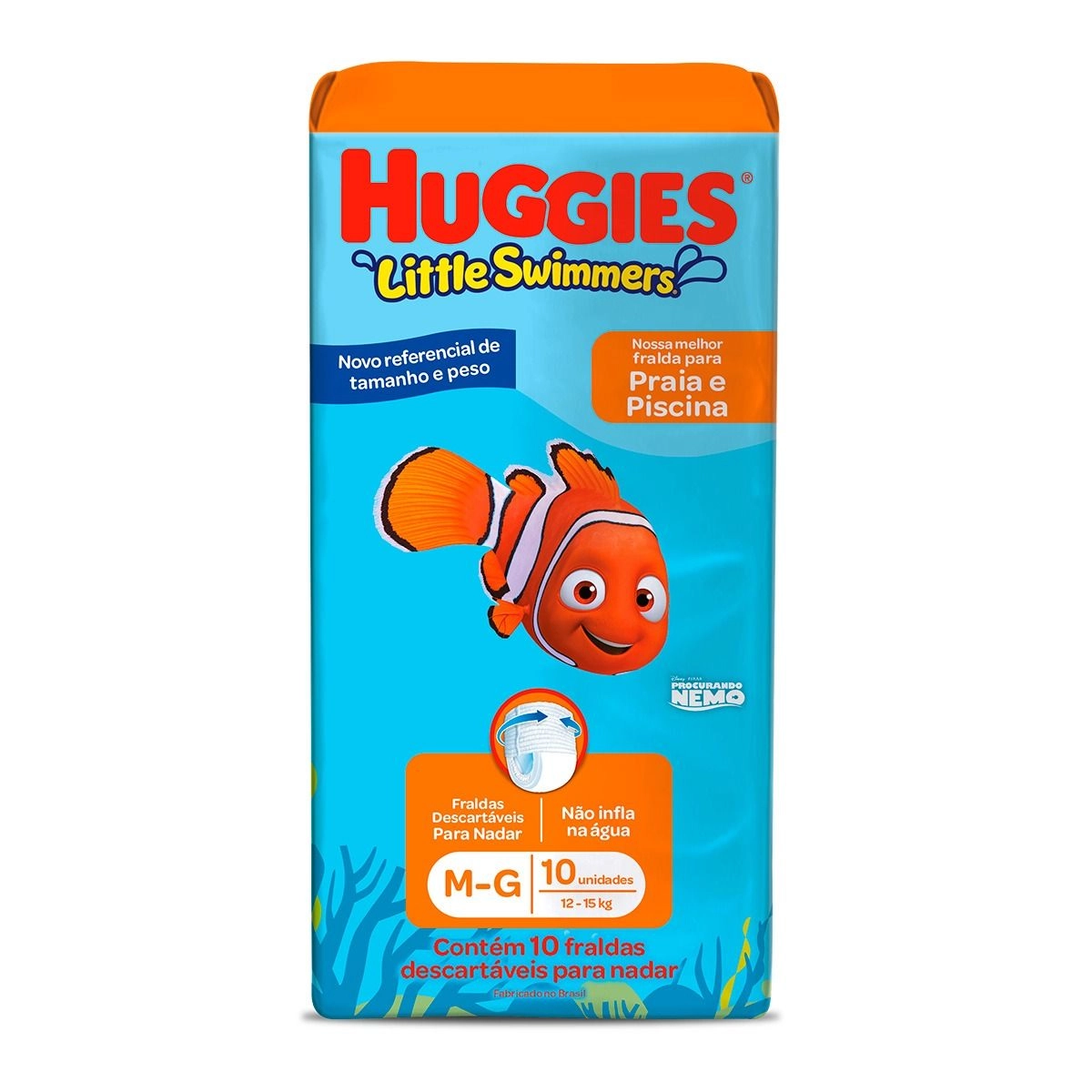 FRALDA HUGGIES AQUATICA M/G 10UN