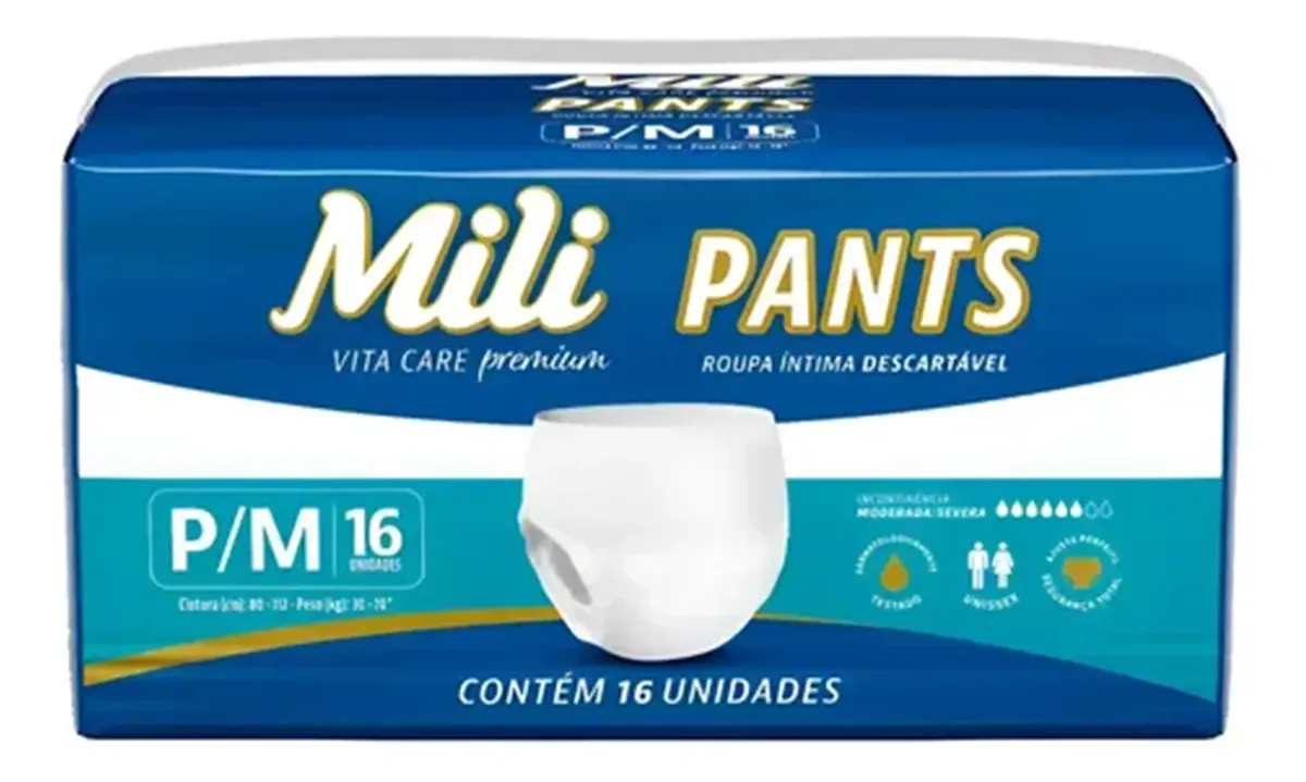 FRALDA MILI VITA PANTS P/M 16UN