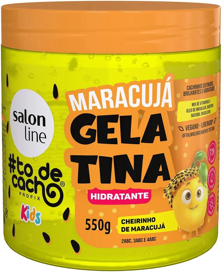 GELATINA SALON L KIDS MARACUJA 550G