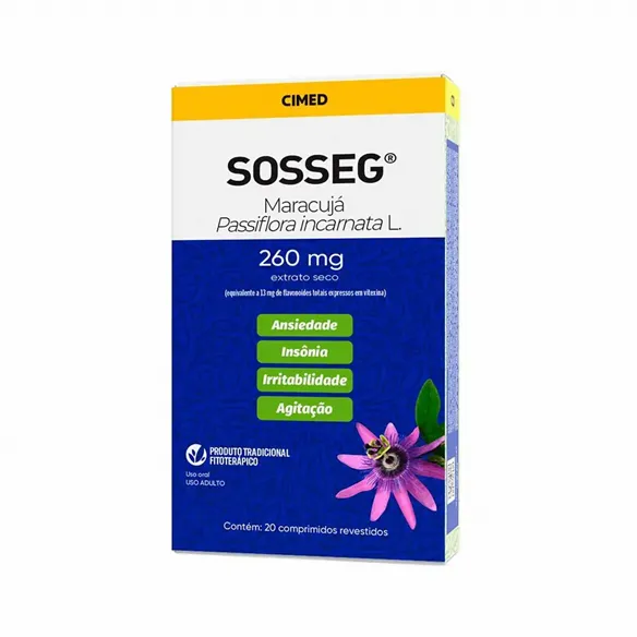SOSSEG 260MG 20 COMP REV