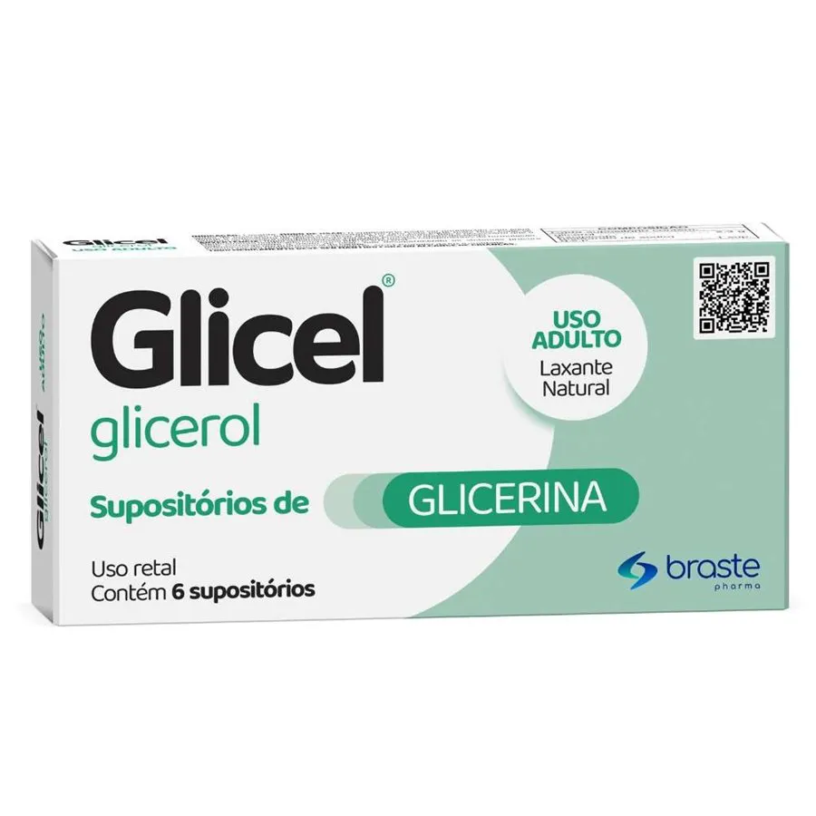 GLICEL ADULTO SUPOSITORIO 6UNID