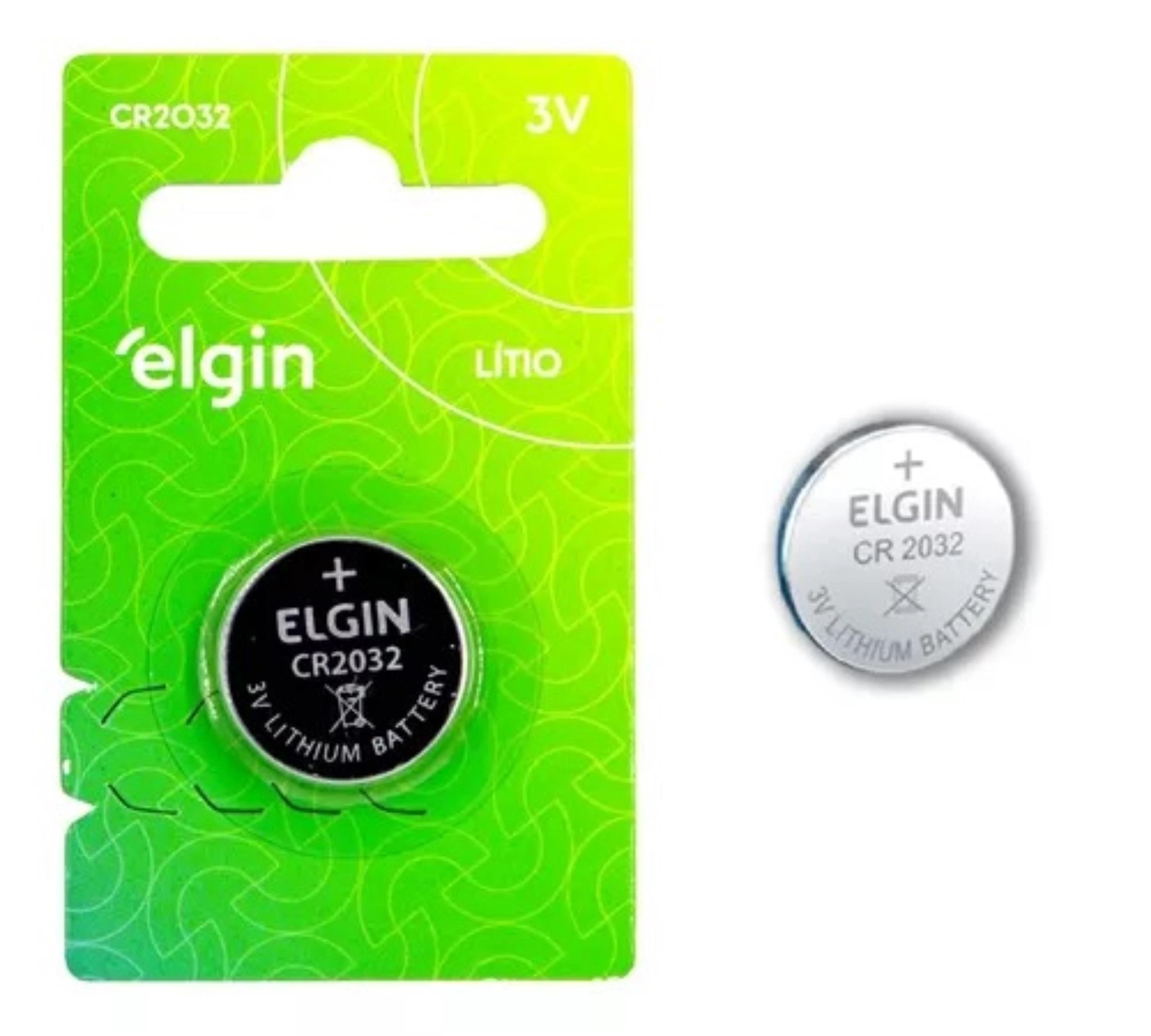 PILHA ELGIN R. CR 2032 LITHIUM