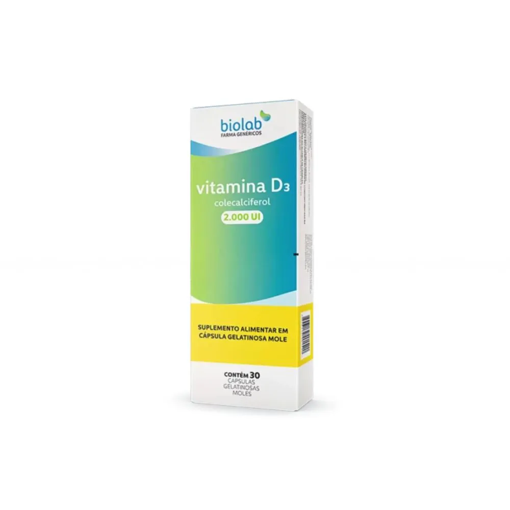 VITAMINA D3 2000UI C/30 CAPS