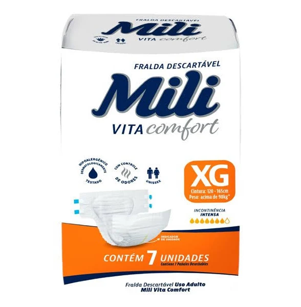 FRALDA MILI VITA COMFORT XG 7UN