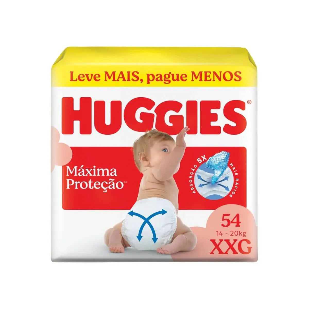 FRALDA HUGGIES S CARE XXG 54UN
