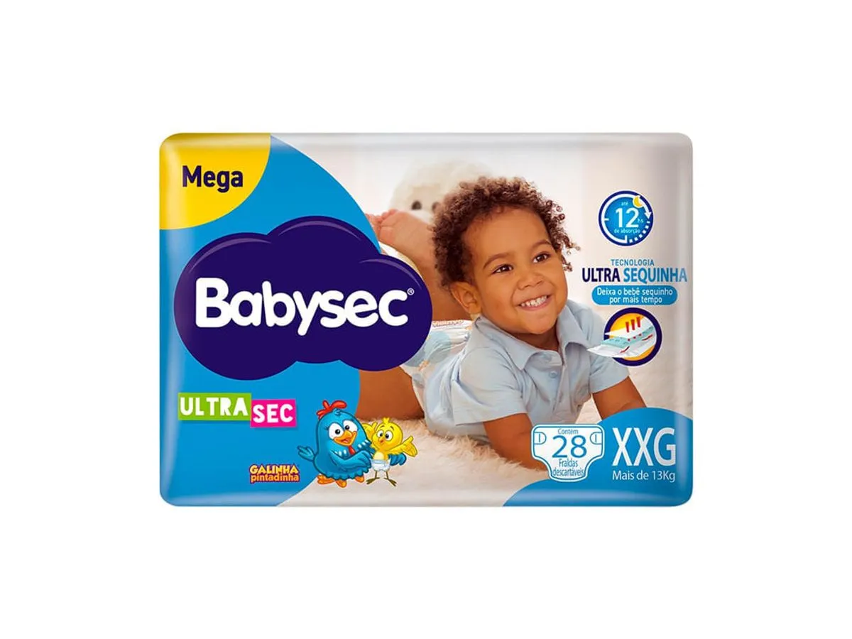 FRALDA BABYSEC XXG 28UN