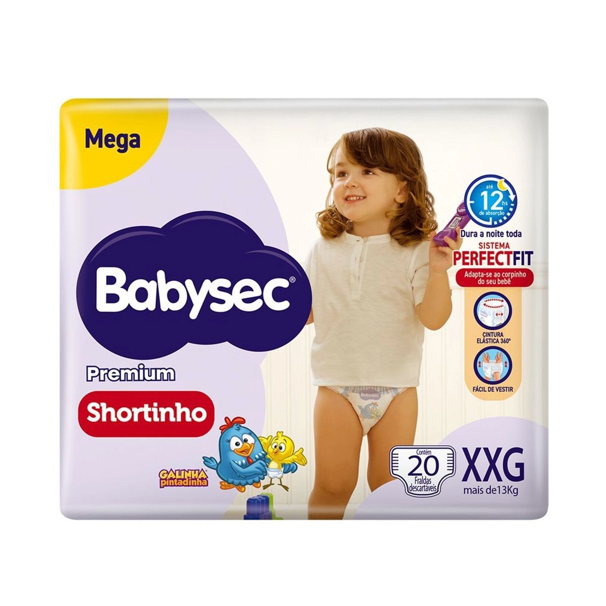 FRALDA BABYSEC PREMIUM SHORT XXG 20UN