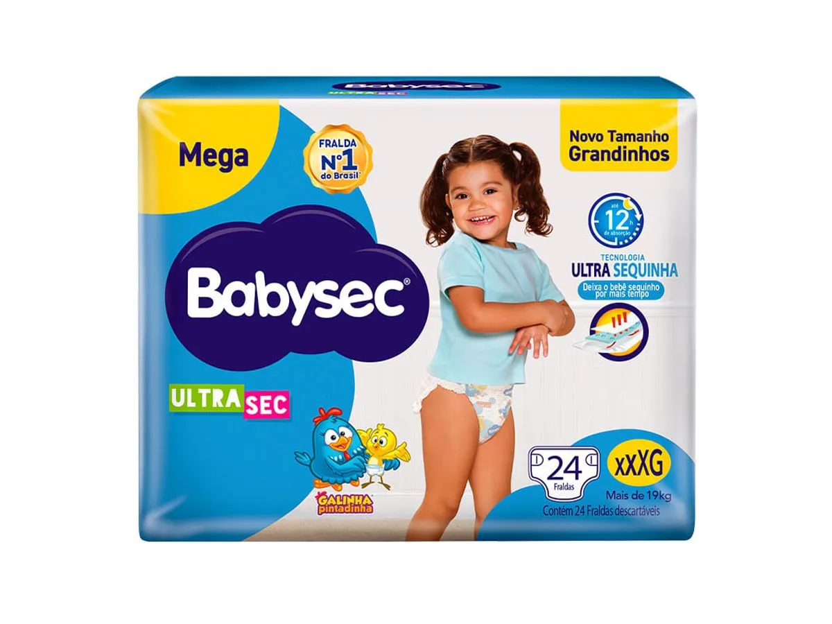 FRALDA BABYSEC XXXG 24UN